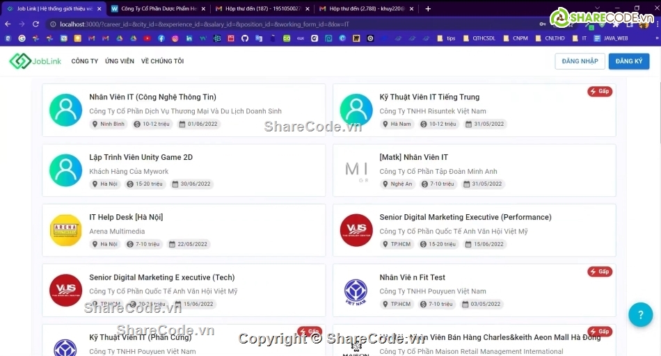 tuyển dụng,Website Website tuyển dụng,đồ án,fullbaocao
